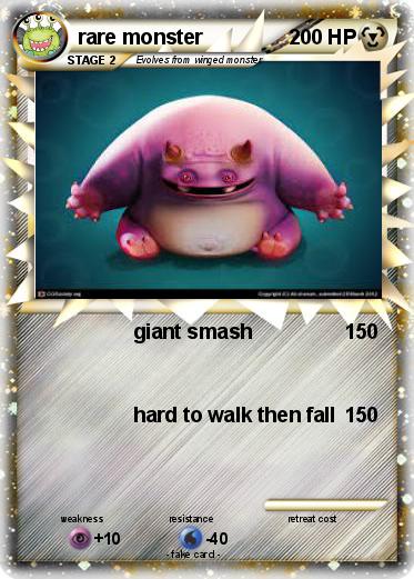 Pokemon rare monster