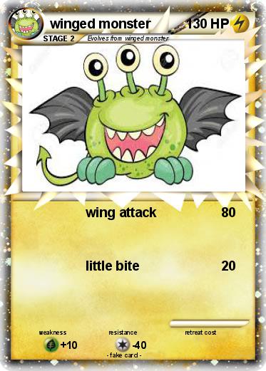 Pokemon winged monster