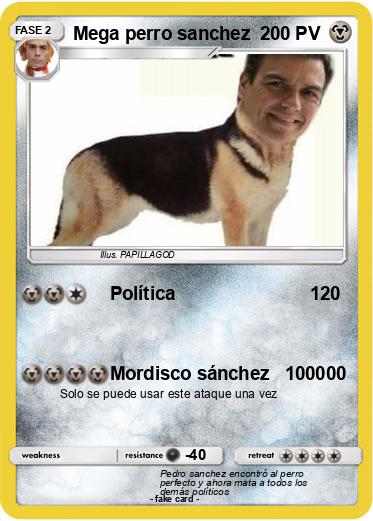 Pokemon Mega perro sanchez
