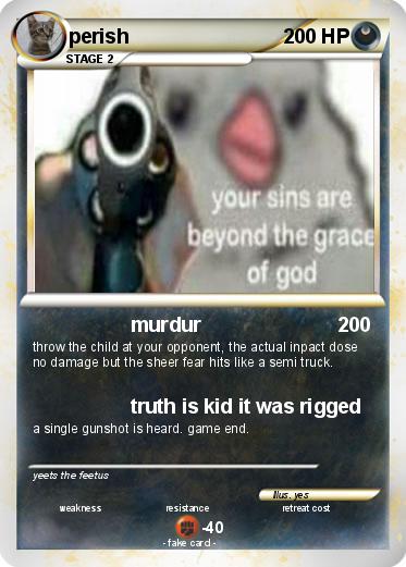 Pokemon perish