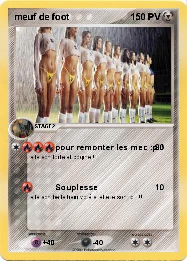 Pokemon meuf de foot 