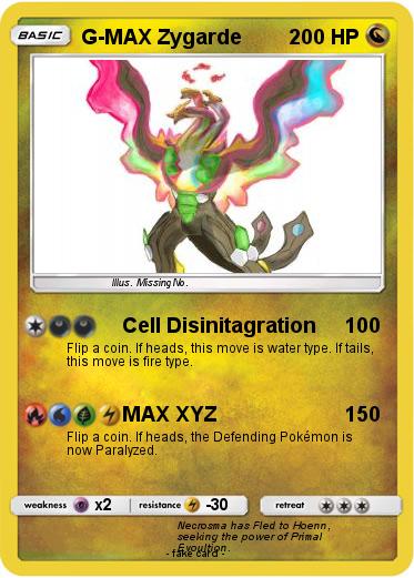 Pokemon G-MAX Zygarde