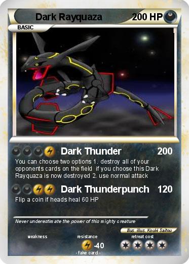 Pokemon Dark Rayquaza