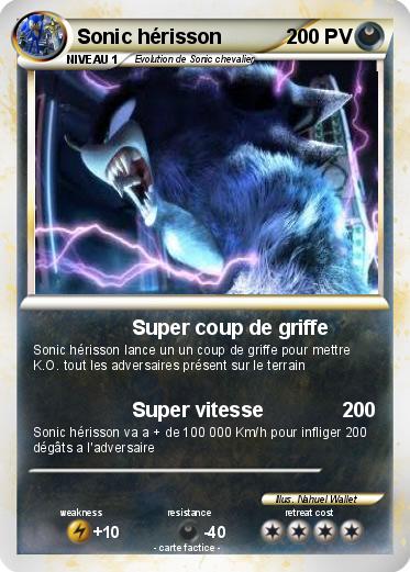 Pokemon Sonic hérisson