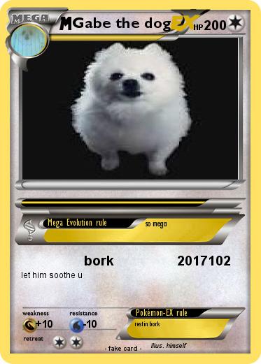 Pokemon Gabe the dog