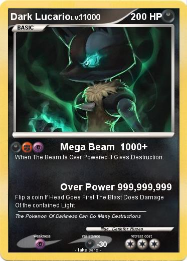 Pokemon Dark Lucario
