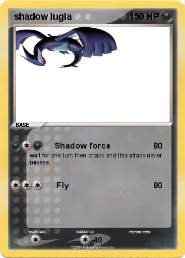 Pokemon shadow lugia