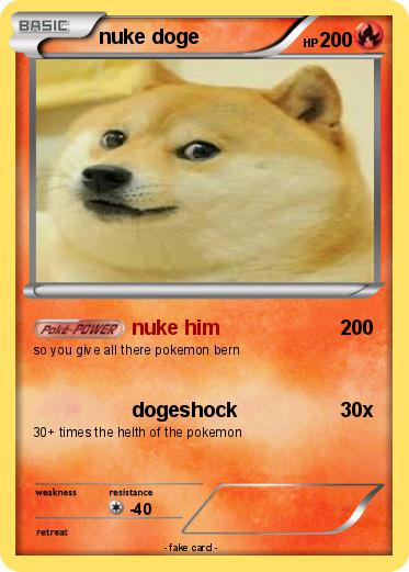 Pokemon nuke doge