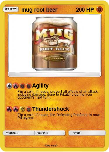 Pokemon mug root beer