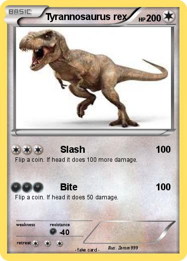 Pokemon Tyrannosaurus rex