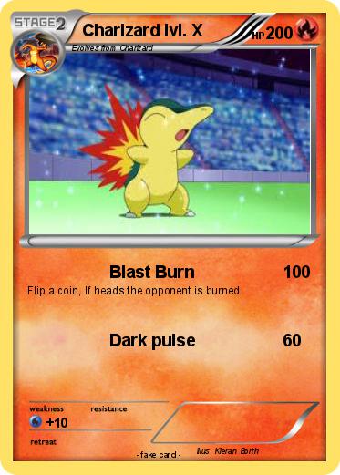 Pokemon Charizard lvl. X