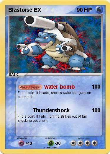Pokemon Blastoise EX