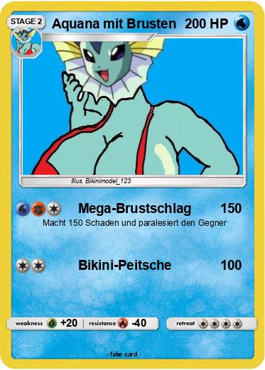 Pokemon Aquana mit Brusten