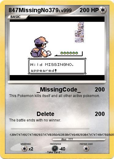 Pokemon 847MissingNo379