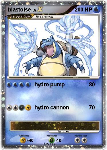 Pokemon blastoise