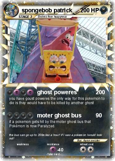 Pokemon spongebob patrick