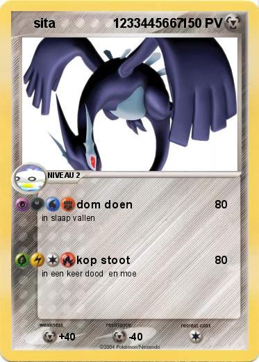 Pokemon     sita                1233445667