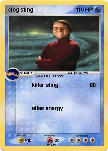Pokemon clog sting