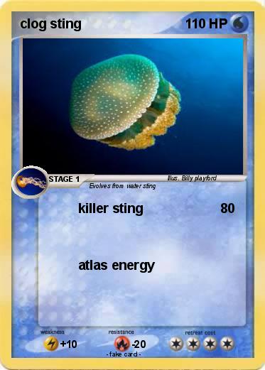 Pokemon clog sting