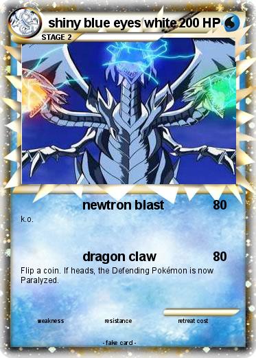 Pokemon shiny blue eyes white