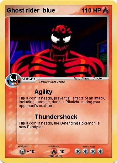Pokemon Ghost rider  blue