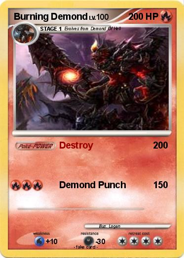 Pokemon Burning Demond