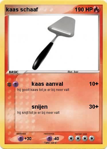 Pokemon kaas schaaf