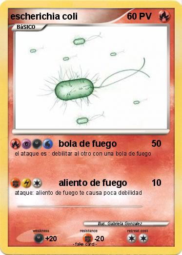 Pokemon escherichia coli