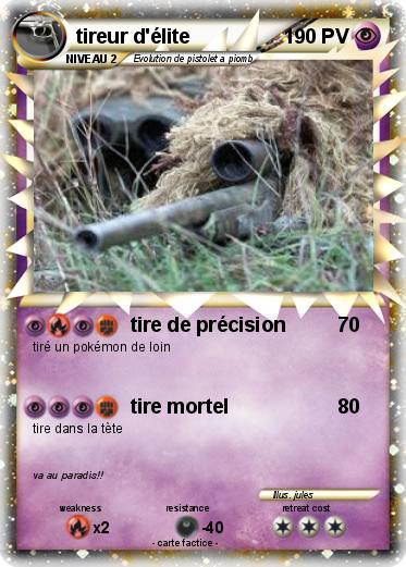 Pokemon tireur d'élite