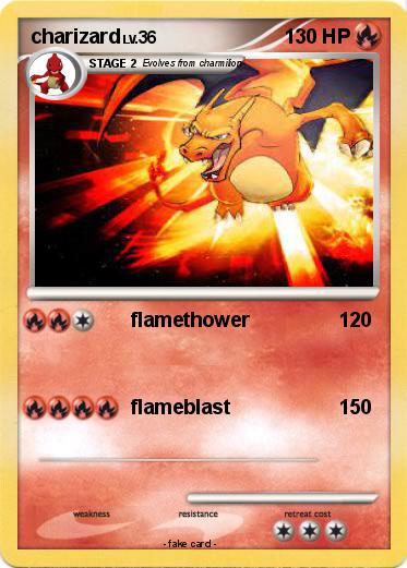 Pokemon charizard