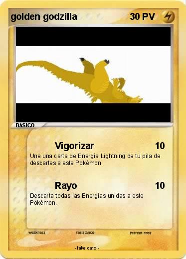 Pokemon golden godzilla