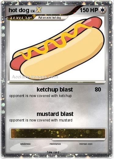 Pokemon hot dog