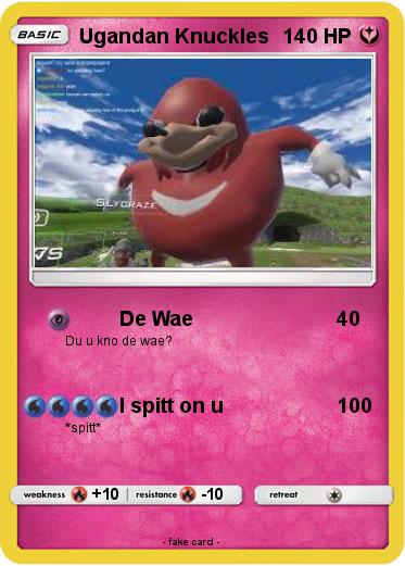 Pokemon Ugandan Knuckles