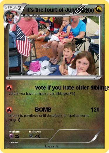 Pokemon it's the fourt of July!!!!!!!!