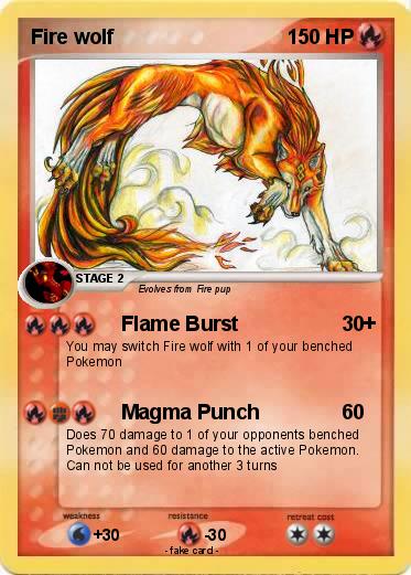 Pokemon Fire wolf