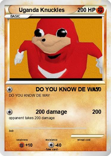 Pokemon Uganda Knuckles