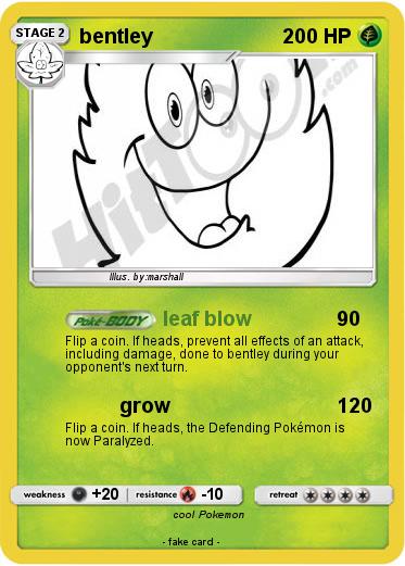 Pokemon bentley