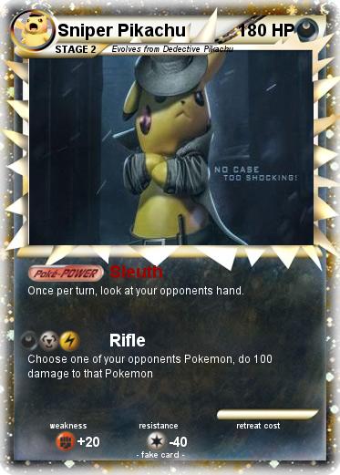Pokemon Sniper Pikachu