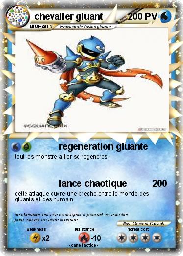 Pokemon chevalier gluant