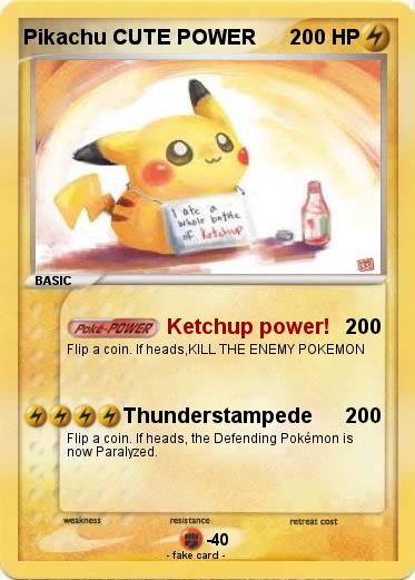 Pokemon Pikachu CUTE POWER