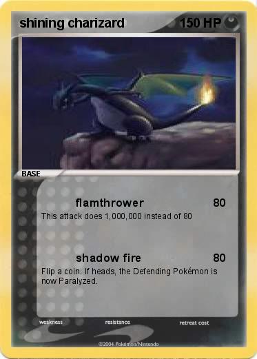 Pokemon shining charizard