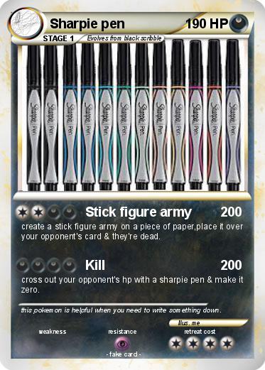 Pokemon Sharpie pen