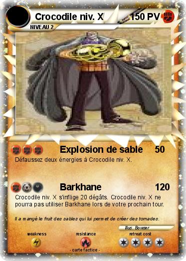 Pokemon Crocodile niv. X