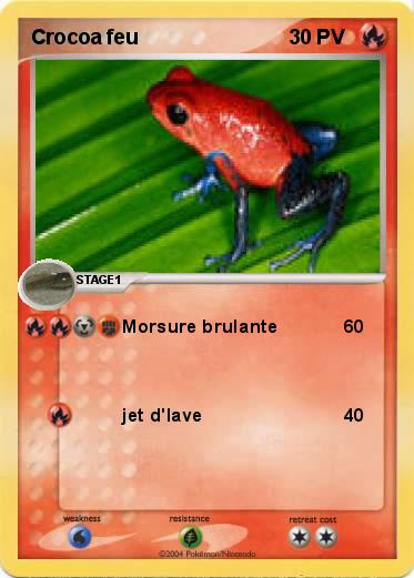 Pokemon Crocoa feu