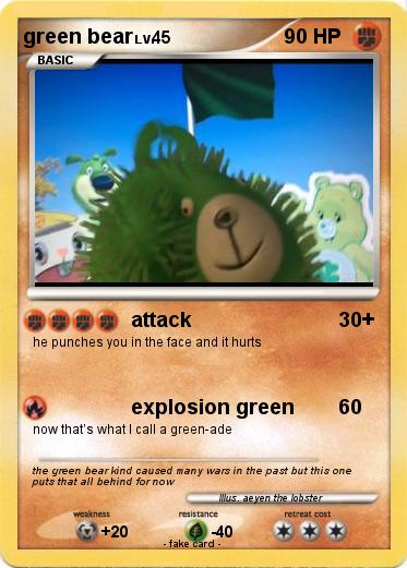 Pokemon green bear