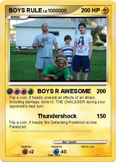 Pokemon BOYS RULE