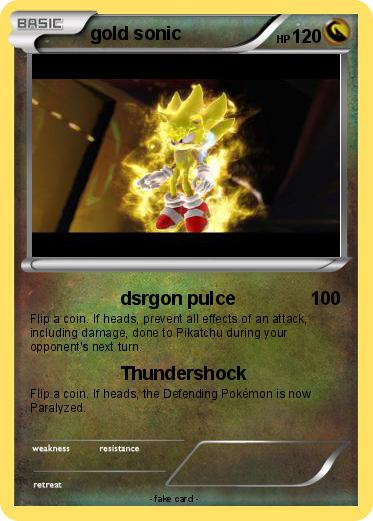 Pokemon gold sonic