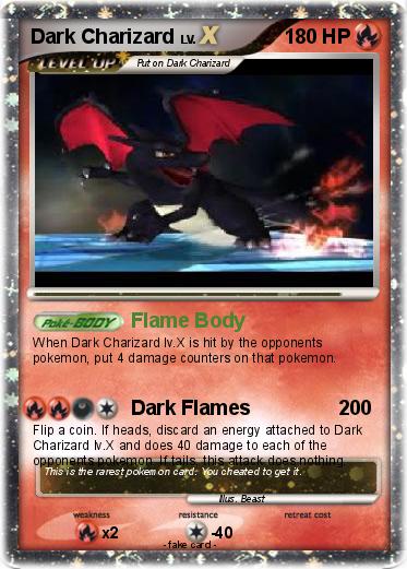 Pokemon Dark Charizard