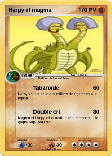 Pokemon Harpy et magma