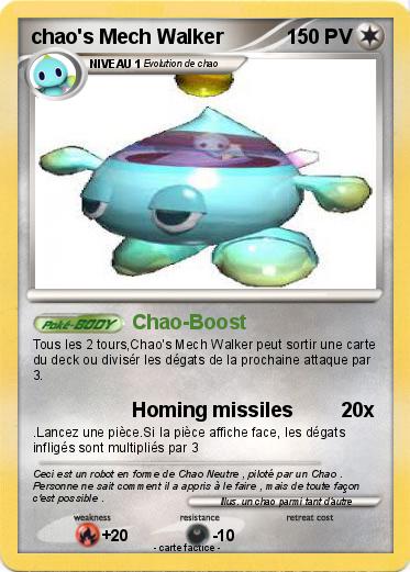 Pokemon chao's Mech Walker